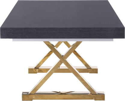 Excel - Extendable Dining Table with Gold Base