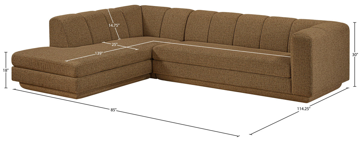 Modari - Sectional - Brown