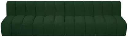 Arc - Boucle Fabric 4 Seats Modular Sofa