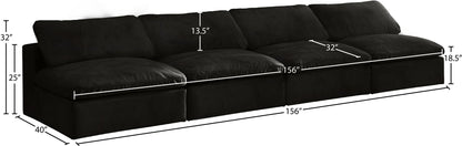 Cozy - Modular Armless 4 Seat Sofa