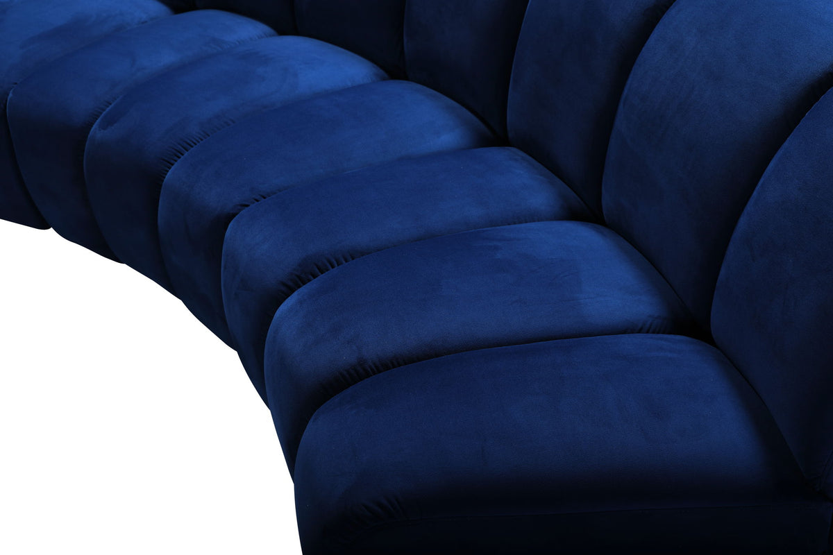 Infinity - 11 Piece Velvet Modular Sectional