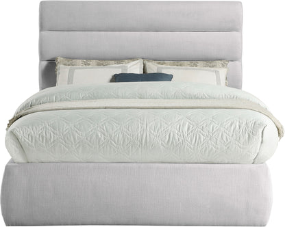 Adam - Linen Fabric Bed With 52" Headboard