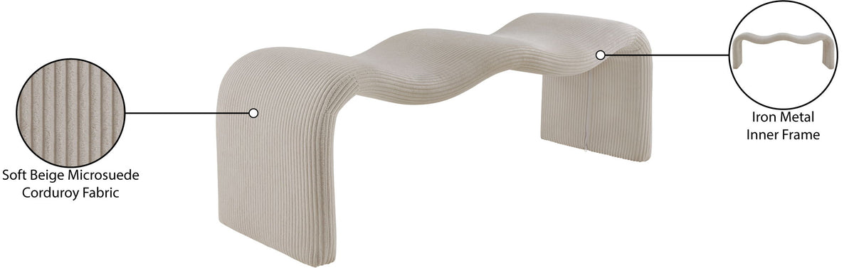 Willow - Corduroy Bench