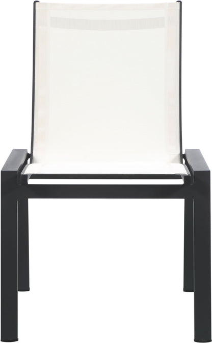 Nizuc - Outdoor Patio Dining Chair With Gray Frame (Set of 2)