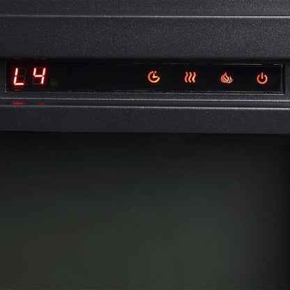 Noralie - 42" Fireplace - Mirrored & Faux Diamonds