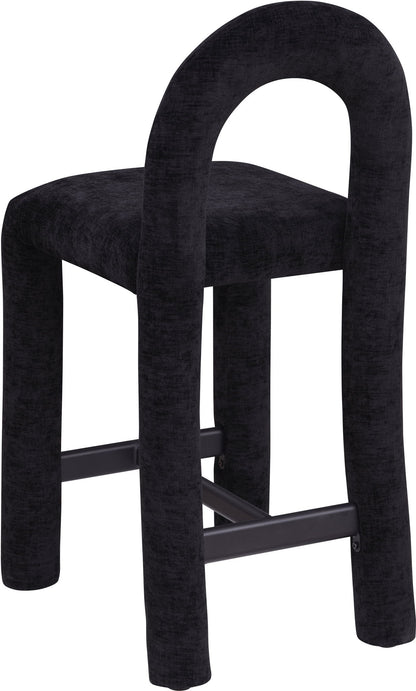 Amari - Chenille Fabric Stool