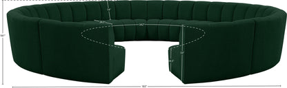 Infinity - 12 Piece Boucle Modular Sectional