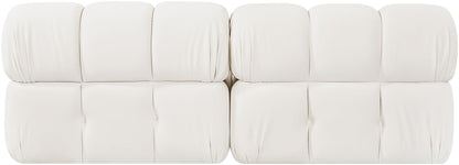 Orin - Velvet Performance Fabric Upholstered 2 Piece Modular Sofa