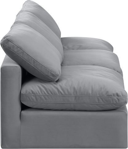 Indulge - Velvet 3 Seat Modular Armless Sofa