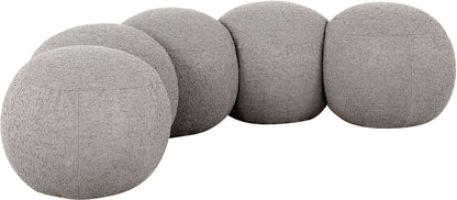 Apollo - Boucle Fabric Bench