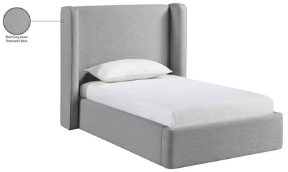 Kendall - Linen Textured Fabric Upholstered Bed