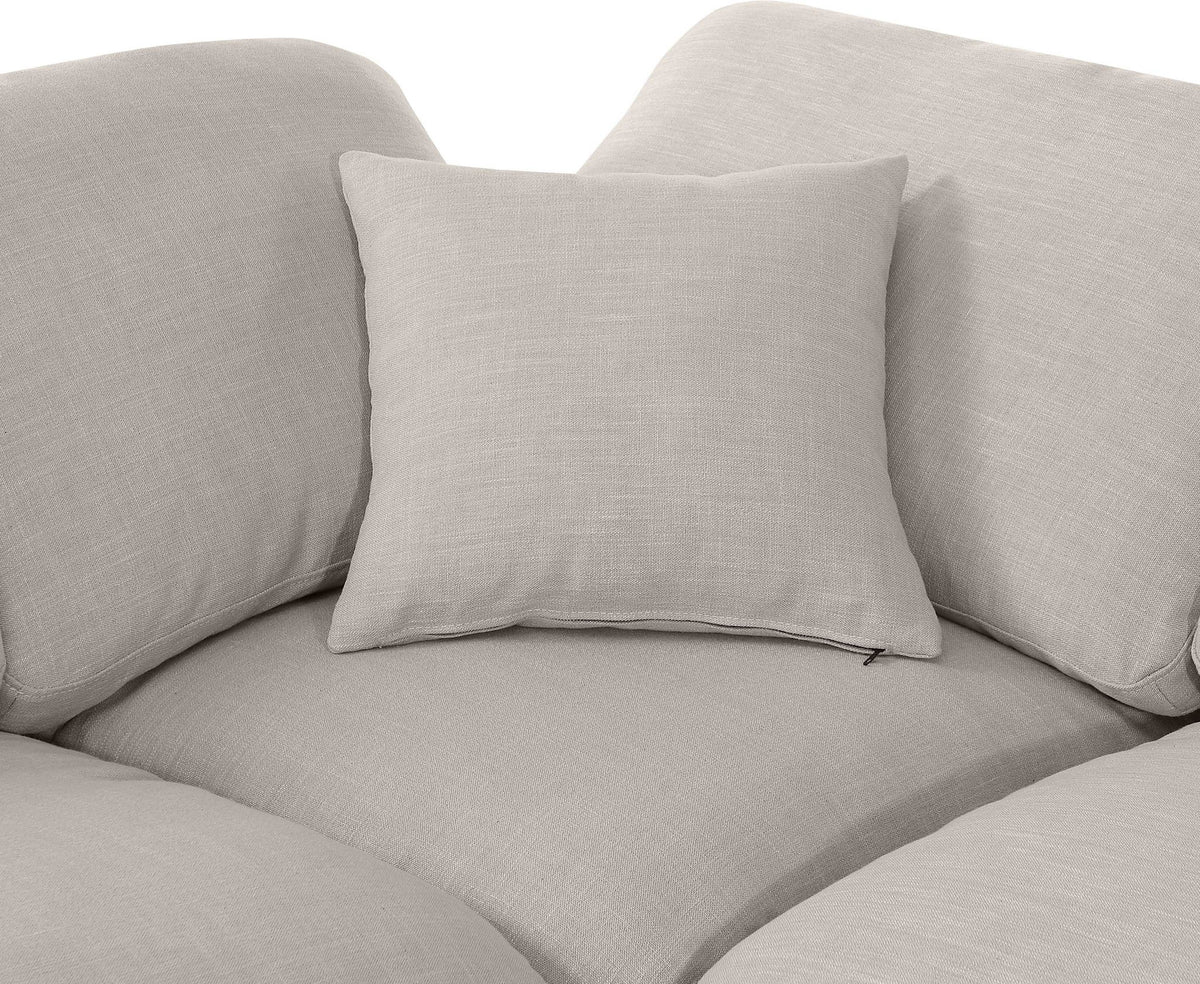 Indulge - Linen 4 Piece Modular Corner Sectional