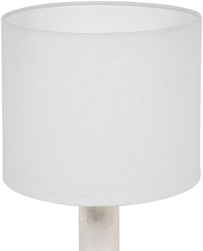 Opaline - Linen Textured Fabric And Brass Table Lamp