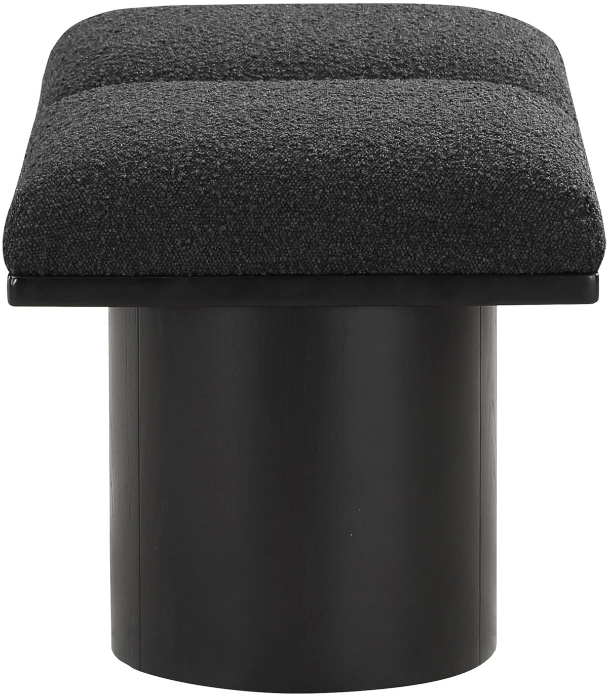 Pavilion - 2 Piece Modular Bench With Black Base