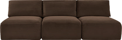 Shaggy - 3 Seat Modular Armless Sofa