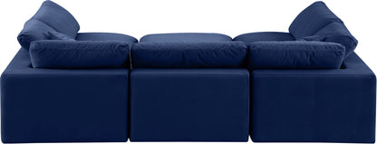 Comfy - 6 Piece Velvet Sectional