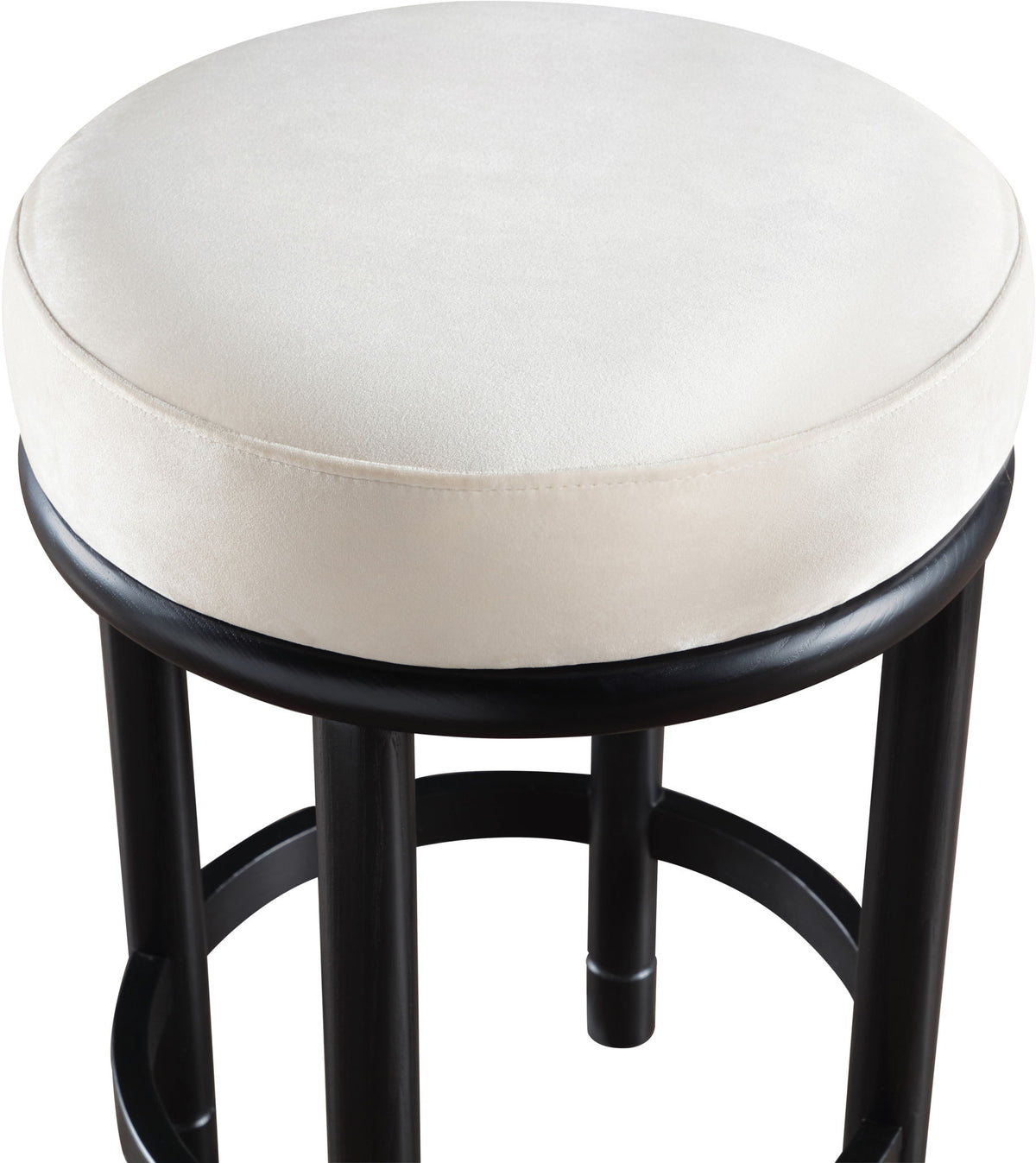 Monette - Counter Stool With Black Base