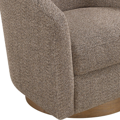 Modra - Performance Fabric Upholstered Swivel Accent Chair