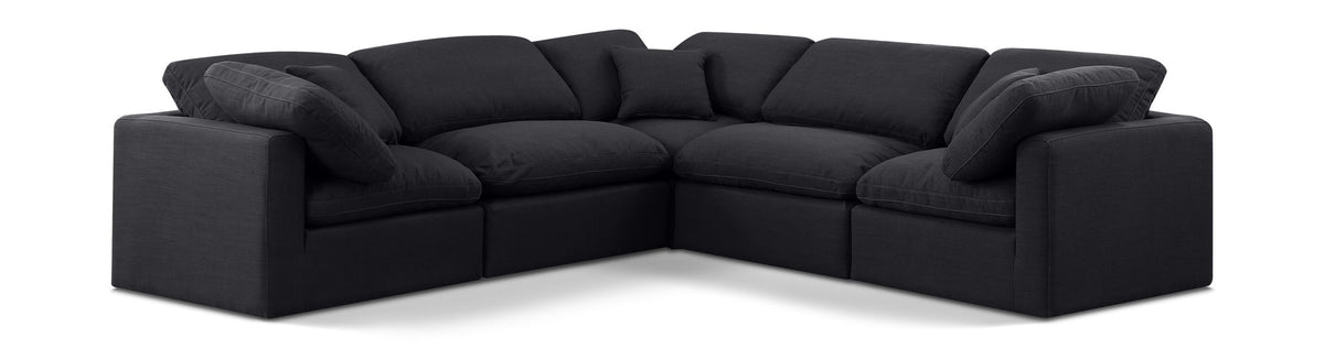 Indulge - Linen 5 Piece Modular Corner Sectional