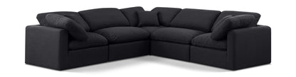 Indulge - Linen 5 Piece Modular Corner Sectional