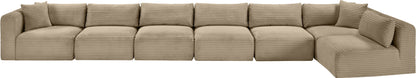 Shaggy - Fabric 7 Piece Modular Sectional