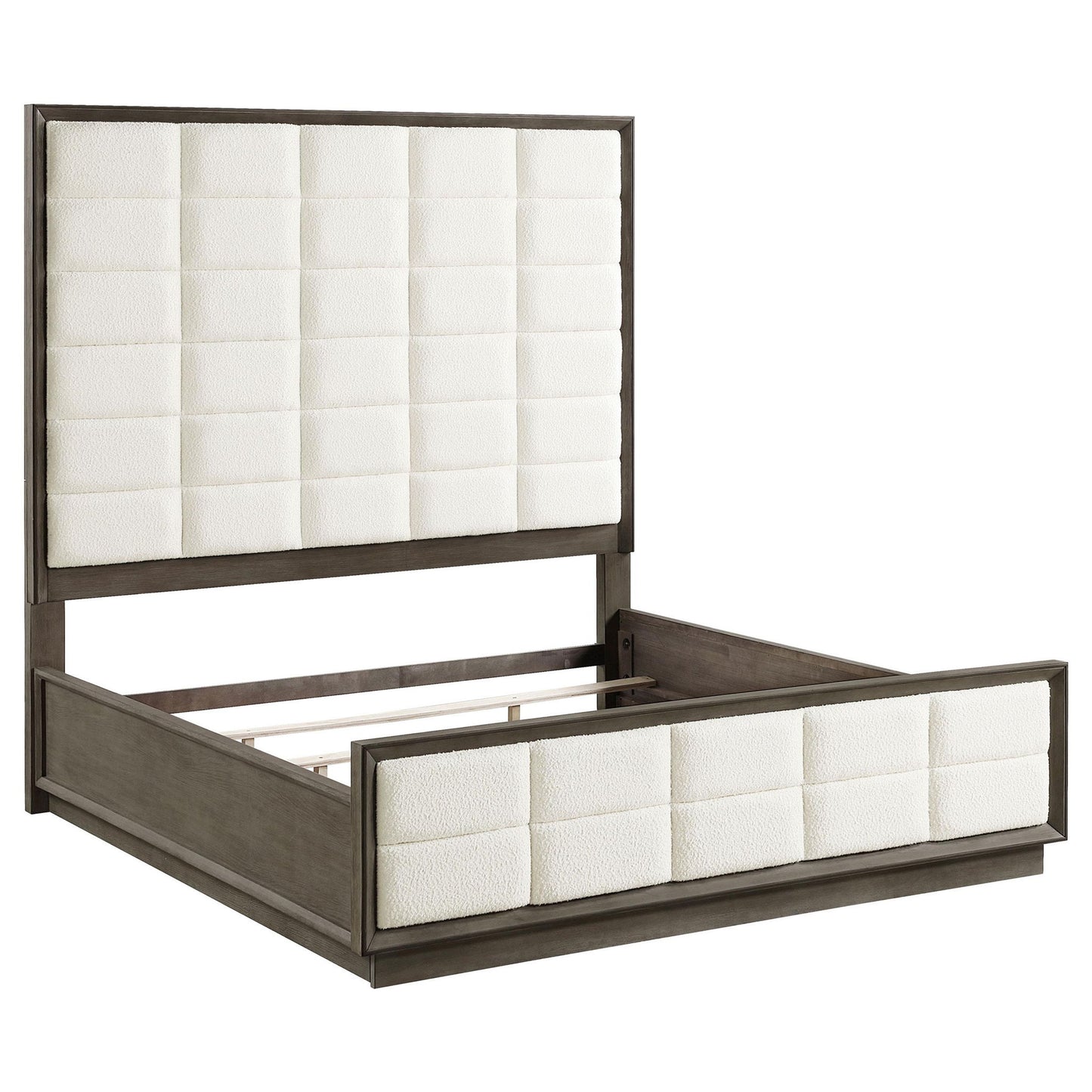 Durango 80-inch Eastern King Panel Bed Taupe Oak