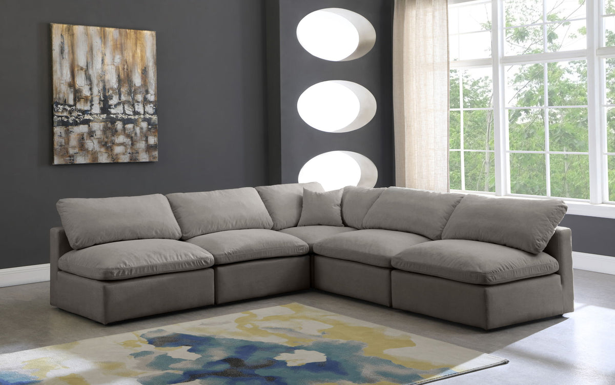 Plush - 5 Piece Modular Sectional