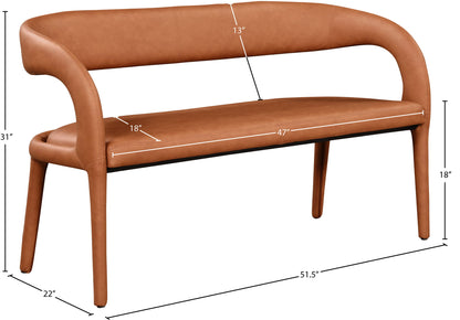 Sylvester - Bench - Cognac