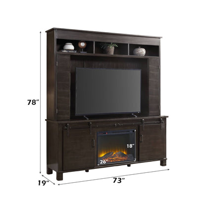 Apison - Entertainment Center (Include 91617Fir) - Espresso