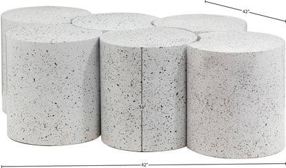 Dimple - 6 Piece Modular Coffee Table - Terazzo Finish