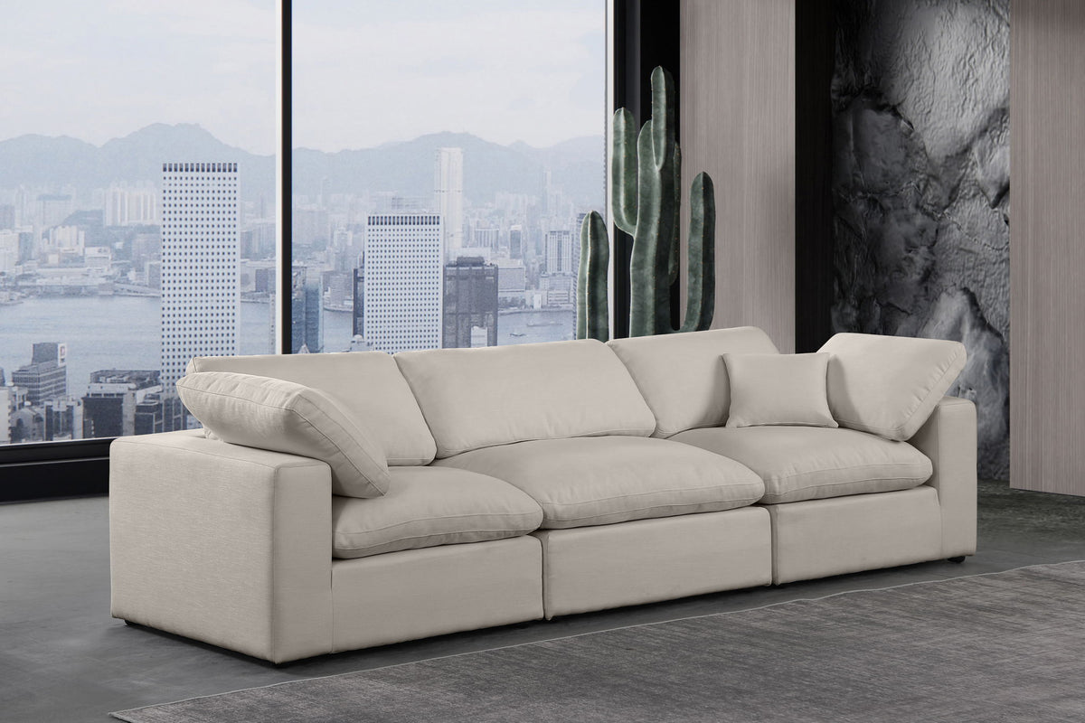Comfy - Linen Modular Sofa 3 Seats
