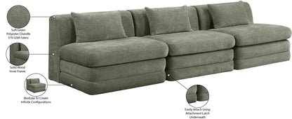 Stellar - 3 Piece 114" Upholstered Modular Armless Sofa