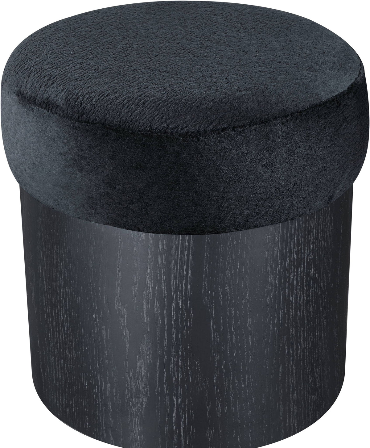 Nimes - Ottoman / Stool With Black Base