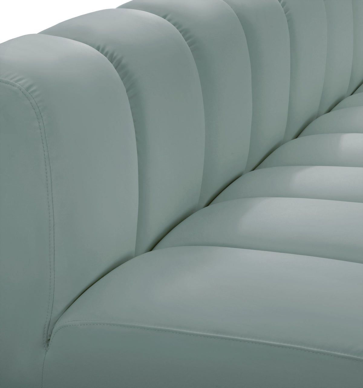 Arc - Faux Leather 7 Piece U-Shaped Modular Sofa