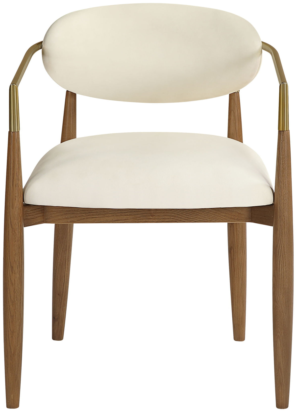 Riccio - Dining Arm Chair (Set of 2) - Walnut Frame