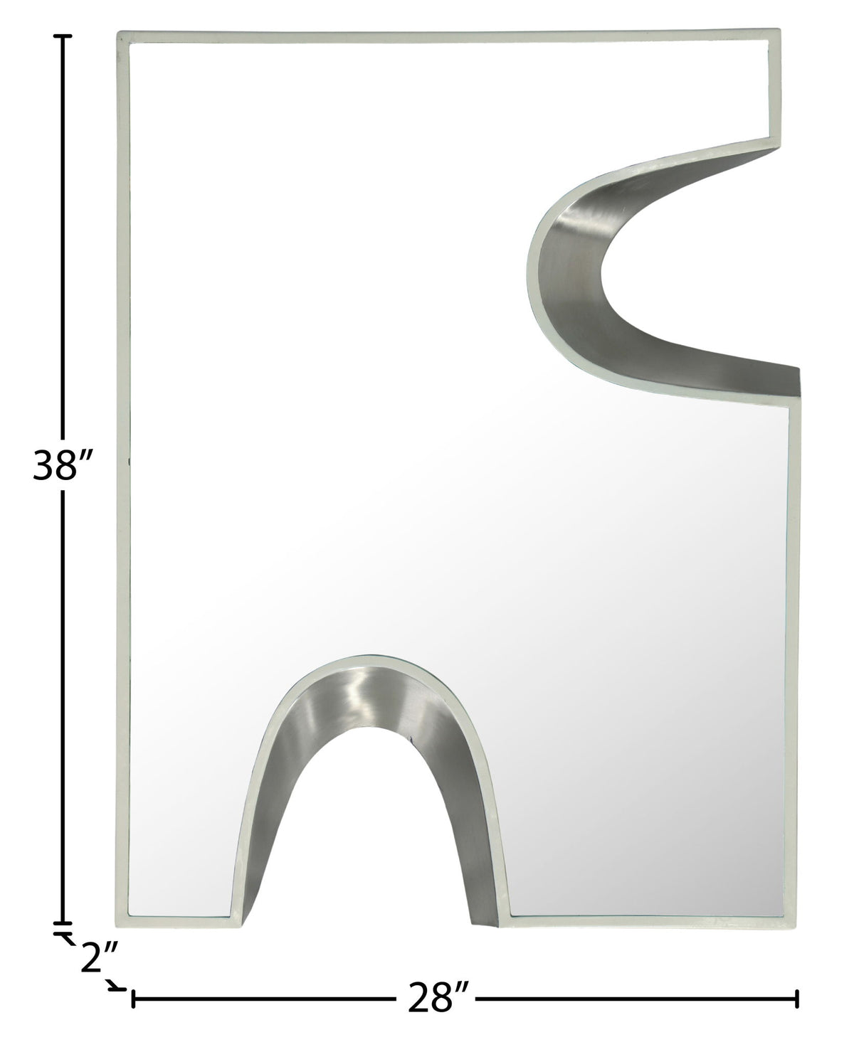 Soleil - Mirror With Silver Accent