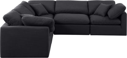 Indulge - Linen 5 Piece Modular Corner Sectional