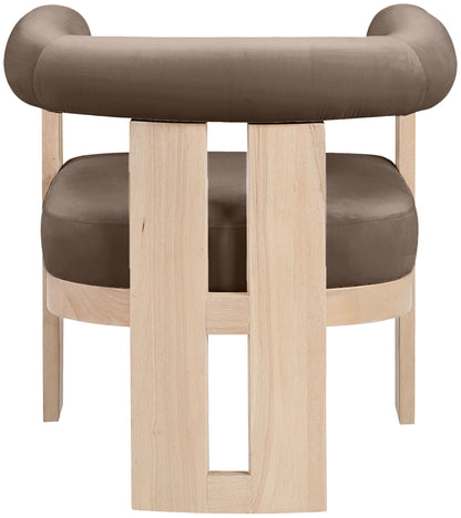 Arienzo - Performance Fabric Upholstered Accent Chair - Natural Base