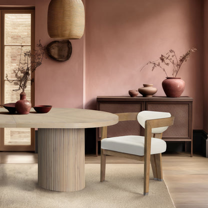 Carlyle - Dining Chair With Natural Frame