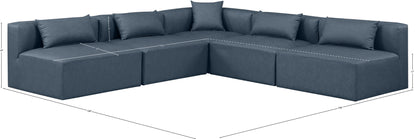 Cube - 5 Piece Modular Corner Armless Sectional