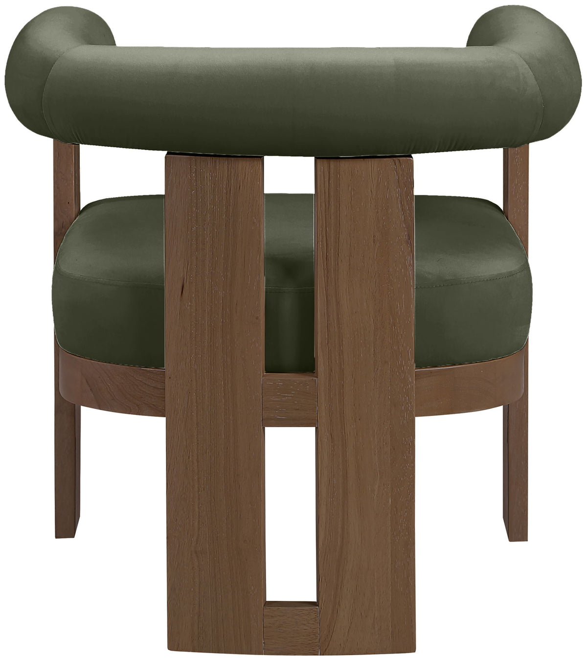 Arienzo - Performance Fabric Upholstered Accent Chair - Walnut Base