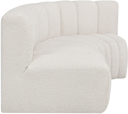 Arc - Boucle Fabric 3 Piece Sofa