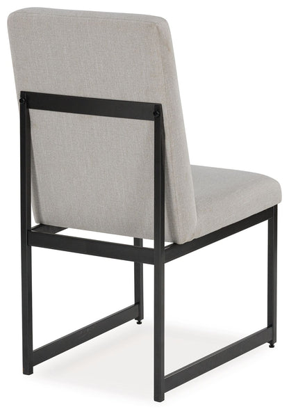 Tomtyn - Dining Upholstered Side Chair (Set of 2) - Light Brown