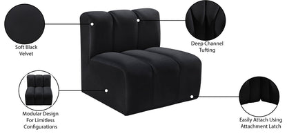 Arc - Velvet Straight Chair