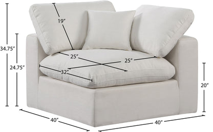 Comfy - Linen Corner Chair