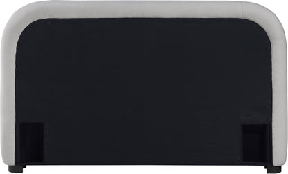 Vaughn - Chenille Bed With Black Base