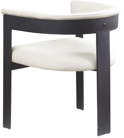 Romeo - Faux Leather Dining Chair With Black Base (Set of 2)