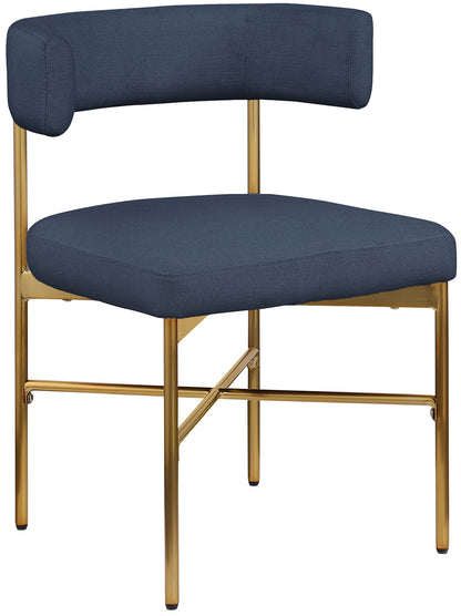 Rivage - Durable Dining Chair With Gold Frame (Set of 2)