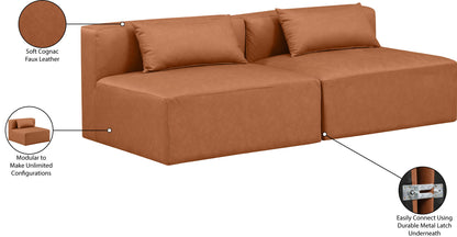 Cube - Modular 2 Seat Armless Sofa