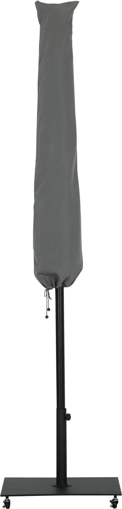Fiji - Aluminum Patio Umbrella With Square Black Base